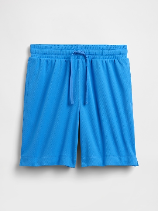 pantaloncini in rete riciclata gapfit tech per bambini