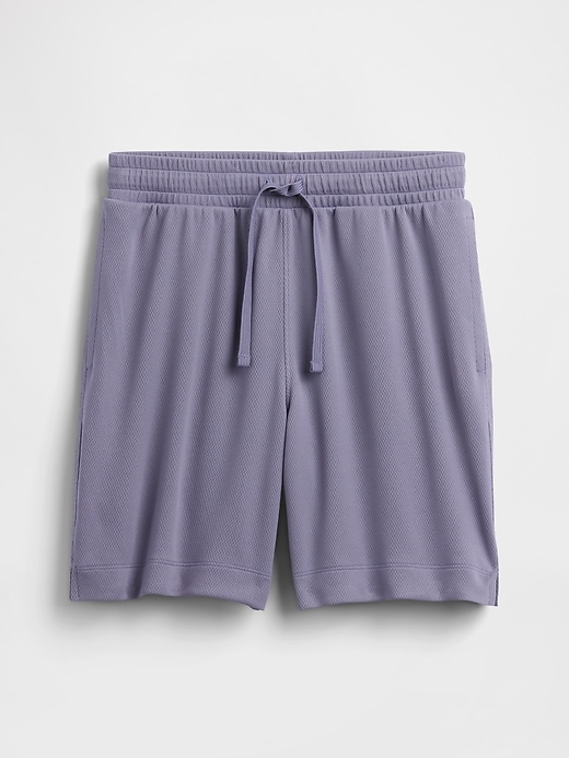 pantaloncini in rete riciclata gapfit tech per bambini