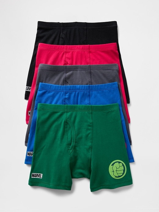 boxer marvel in cotone biologico per bambini confezione da 5