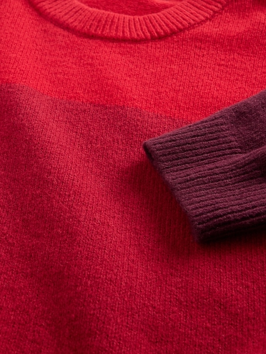 maglione girocollo rilassato cashsoft per bambini