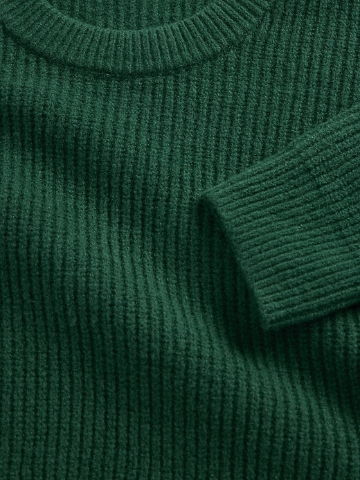 maglione girocollo rilassato cashsoft per bambini