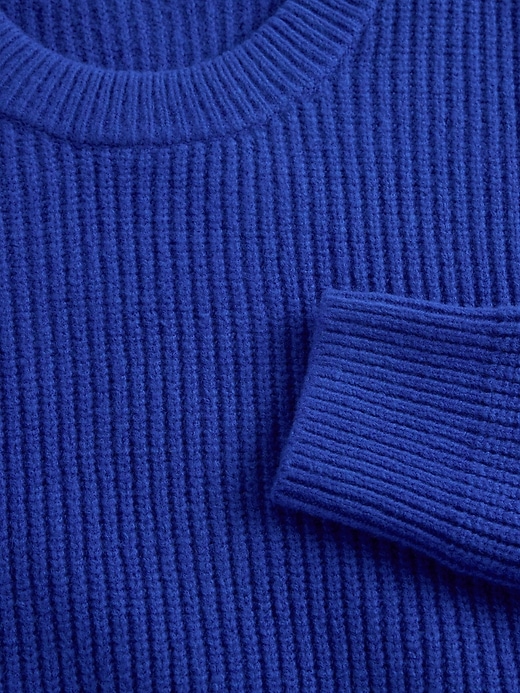 maglione girocollo rilassato cashsoft per bambini