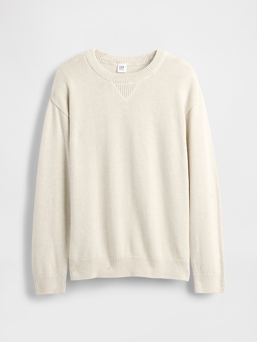 maglione girocollo rilassato per bambini
