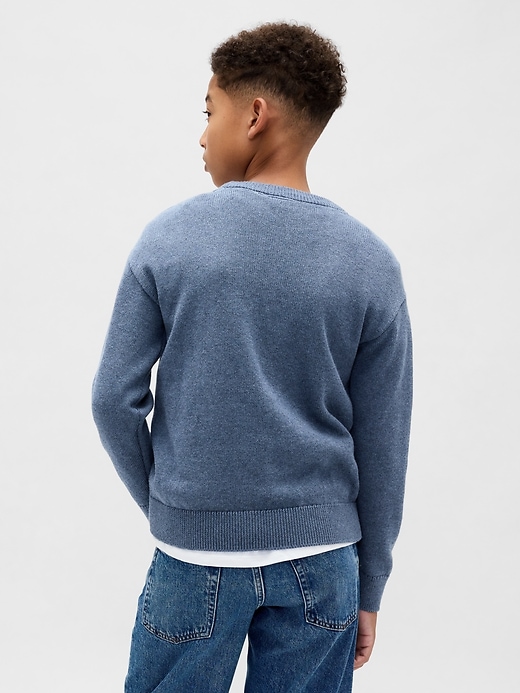 maglione girocollo rilassato per bambini