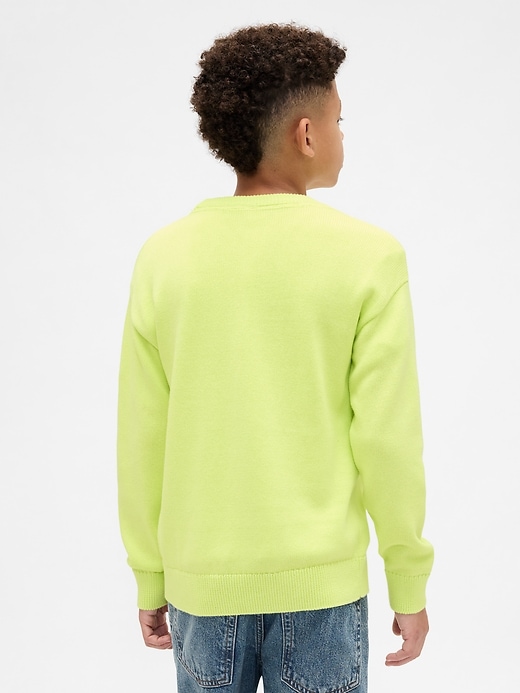 maglione girocollo rilassato per bambini