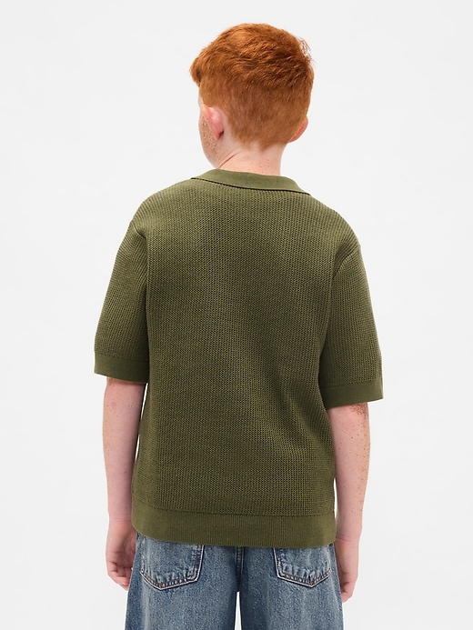 camicia a nido dape per bambini con colletto johnny