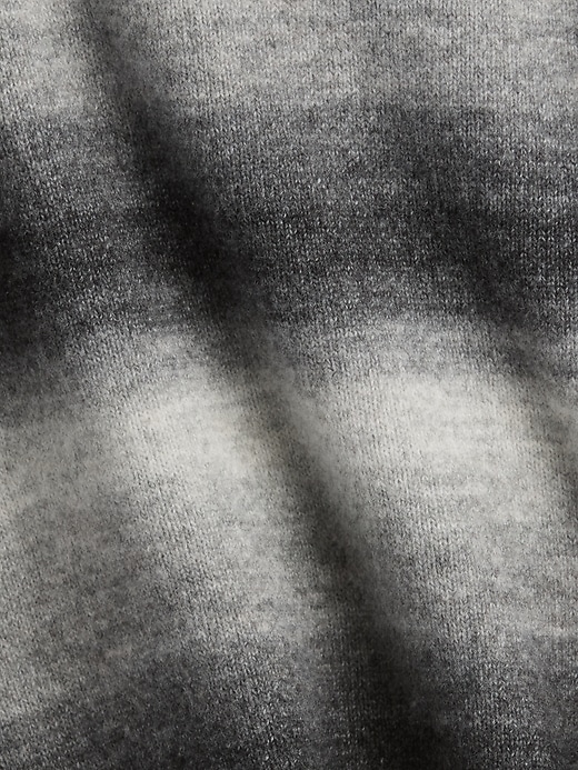 maglione girocollo rilassato con stampa space-dye per bambini
