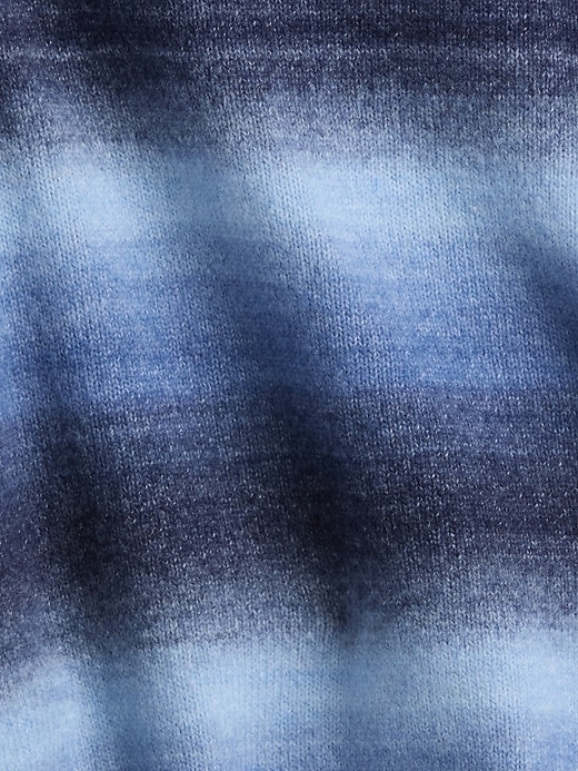 maglione girocollo rilassato con stampa space-dye per bambini