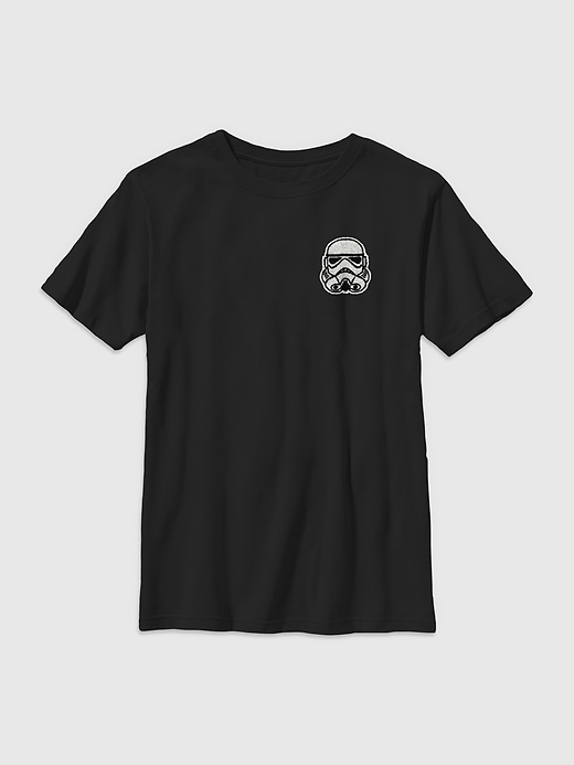 maglietta grafica per bambini con ricamo star wars storm trooper