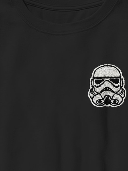 maglietta grafica per bambini con ricamo star wars storm trooper