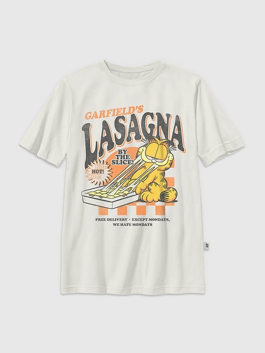maglietta grafica garfield lasagna per bambini