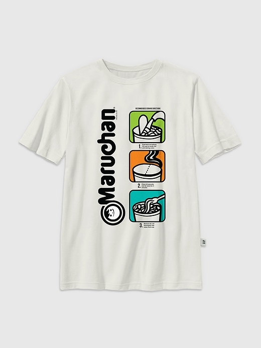 maglietta grafica maruchan pop art per bambini