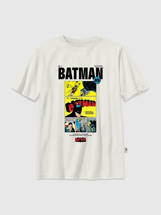 maglietta grafica vintage con fumetto batman per bambini