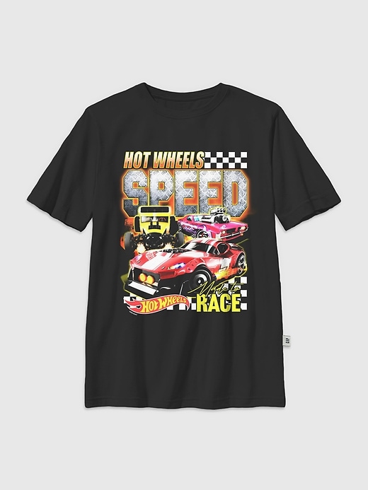 maglietta grafica hot wheels speed per bambini