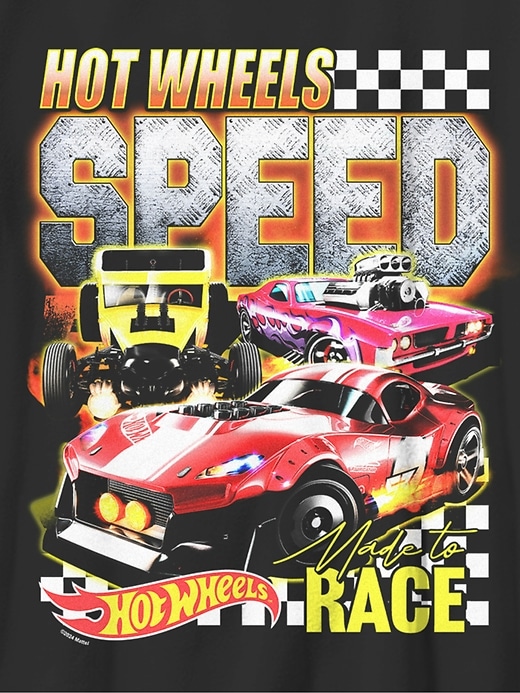 maglietta grafica hot wheels speed per bambini