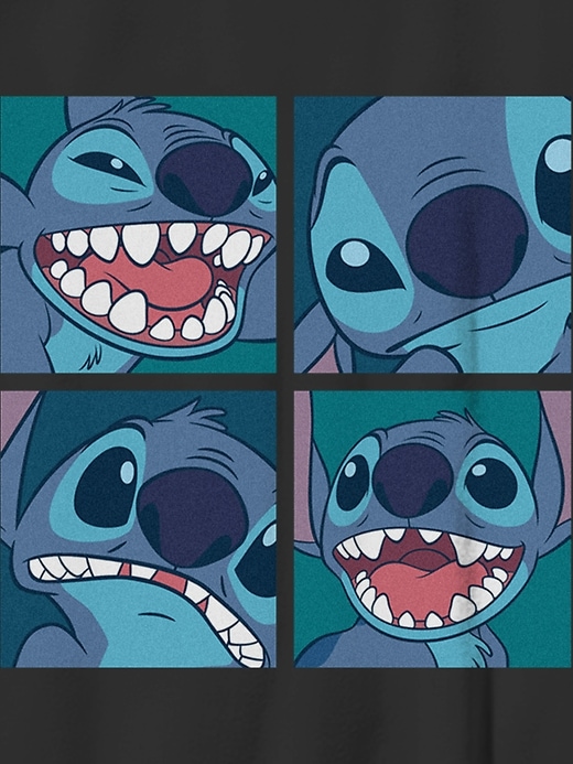 maglietta grafica per bambini lilo e stitch box up