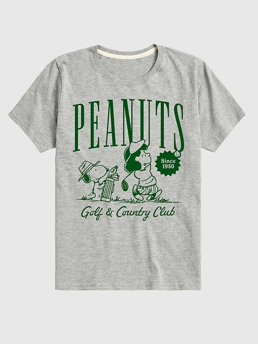 maglietta a maniche corte per bambini peanuts golf club
