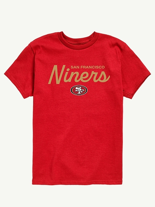 t-shirt grafica con scritta nfl signature per bambini