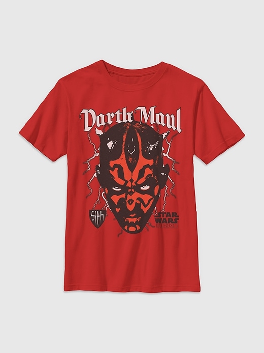 maglietta grafica star wars darth maul per bambini