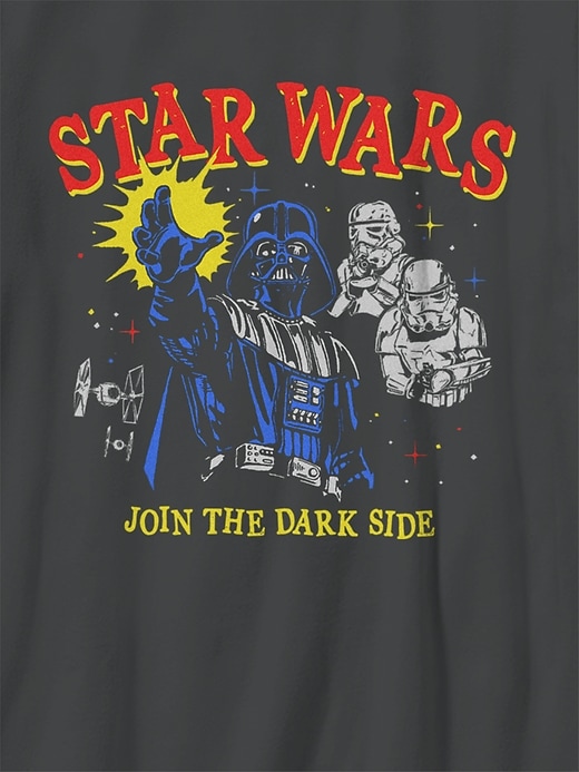 maglietta grafica star wars darkside per bambini