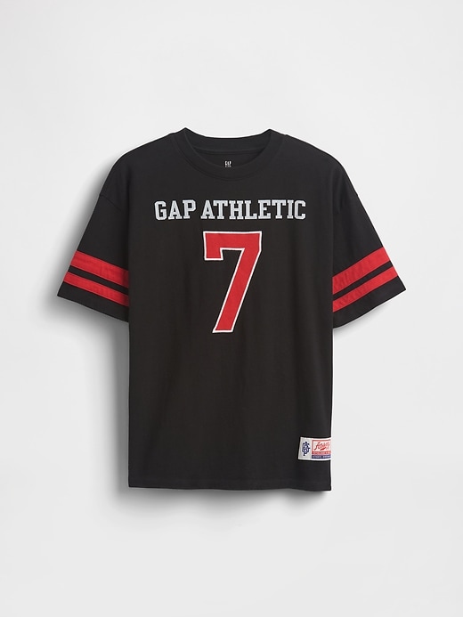t-shirt in jersey con logo per bambini