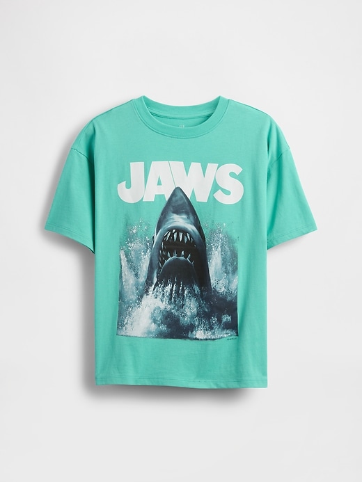 t-shirt grafica in cotone biologico pesante per bambini