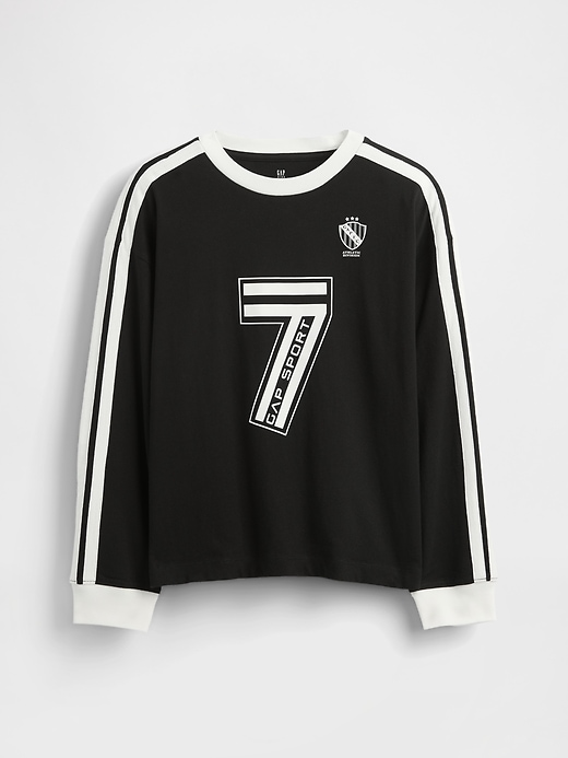 maglietta con logo della maglia da calcio per bambini