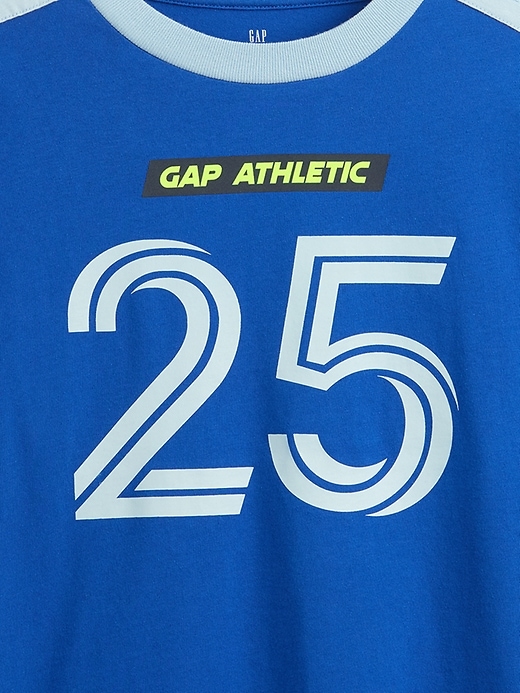 maglietta con logo della maglia da calcio per bambini