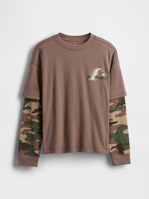 t-shirt grafica 2 in 1 per bambini