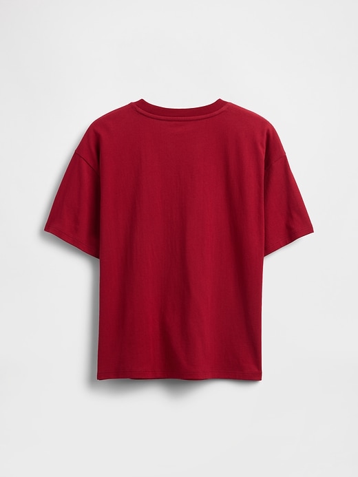 t-shirt con logo grafico rilassato per bambini