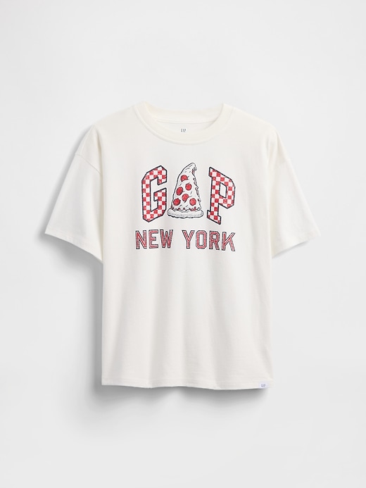 t-shirt con logo grafico rilassato per bambini