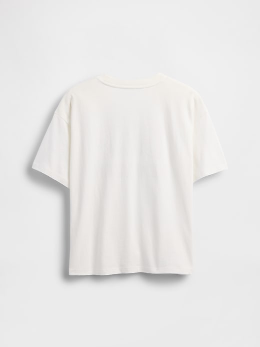 t-shirt con logo grafico rilassato per bambini