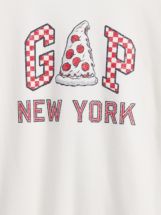 t-shirt con logo grafico rilassato per bambini