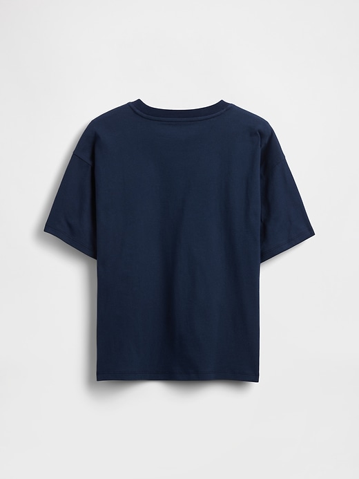 t-shirt con logo grafico rilassato per bambini