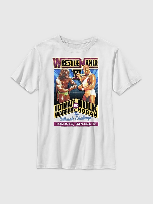 maglietta grafica wwe ultimate warrior per bambini
