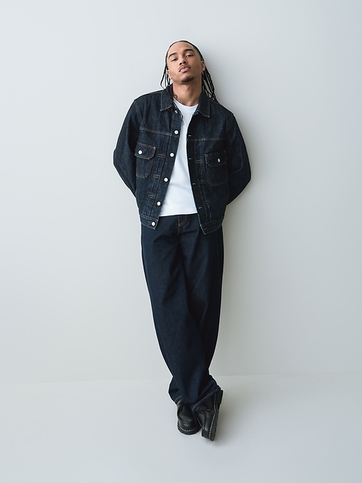 giacca di jeans pesante