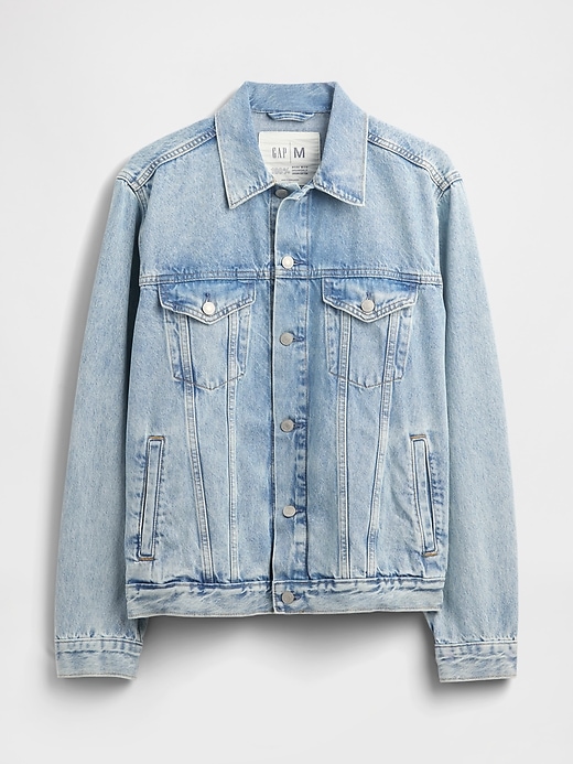 giacca in denim con icona classica