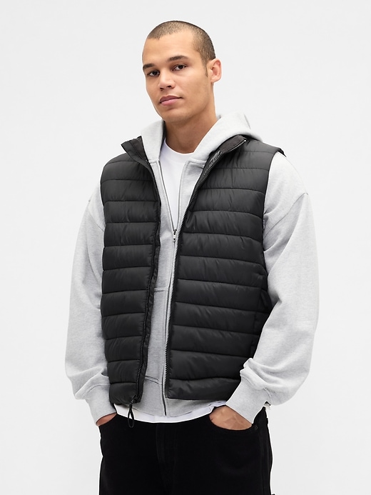 gilet imbottito riciclato