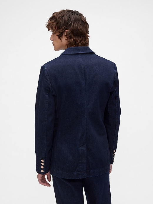 blazer in denim gapstudio