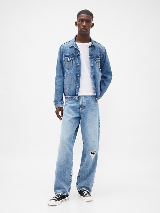jeans larghi