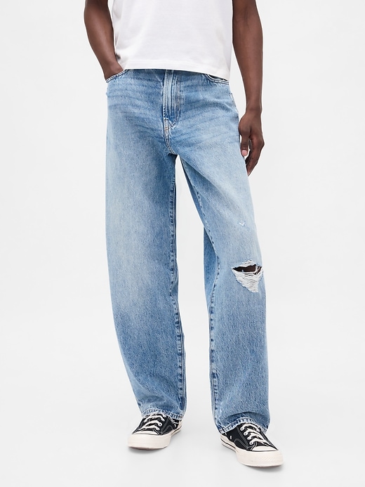 jeans larghi