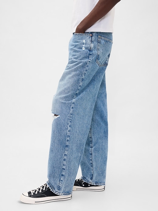 jeans larghi