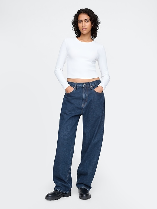 jeans larghi