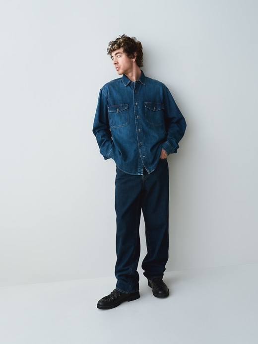 jeans larghi