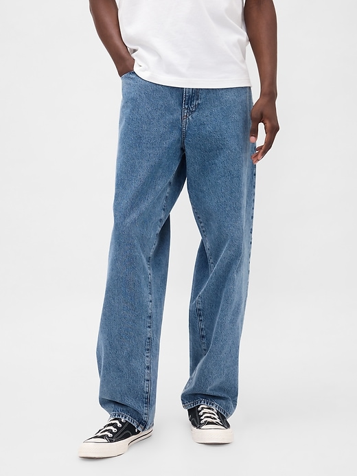 jeans larghi