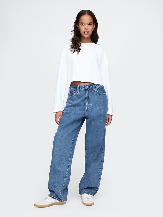 jeans larghi