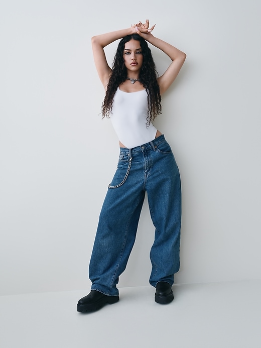 jeans larghi