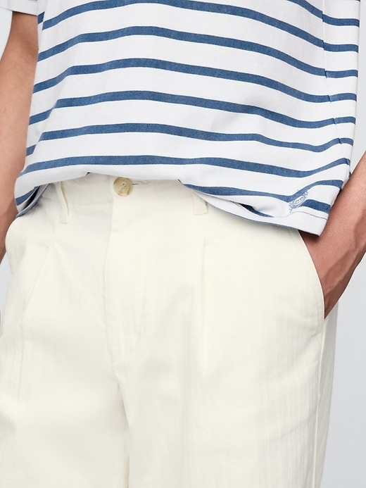 pantaloni in denim plissettato per adulti gap × dÔen