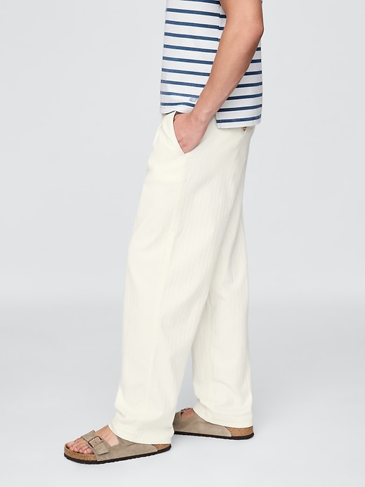 pantaloni in denim plissettato per adulti gap × dÔen