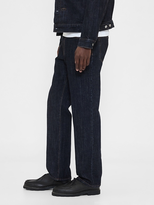 jeans dritti e rilassati pesanti